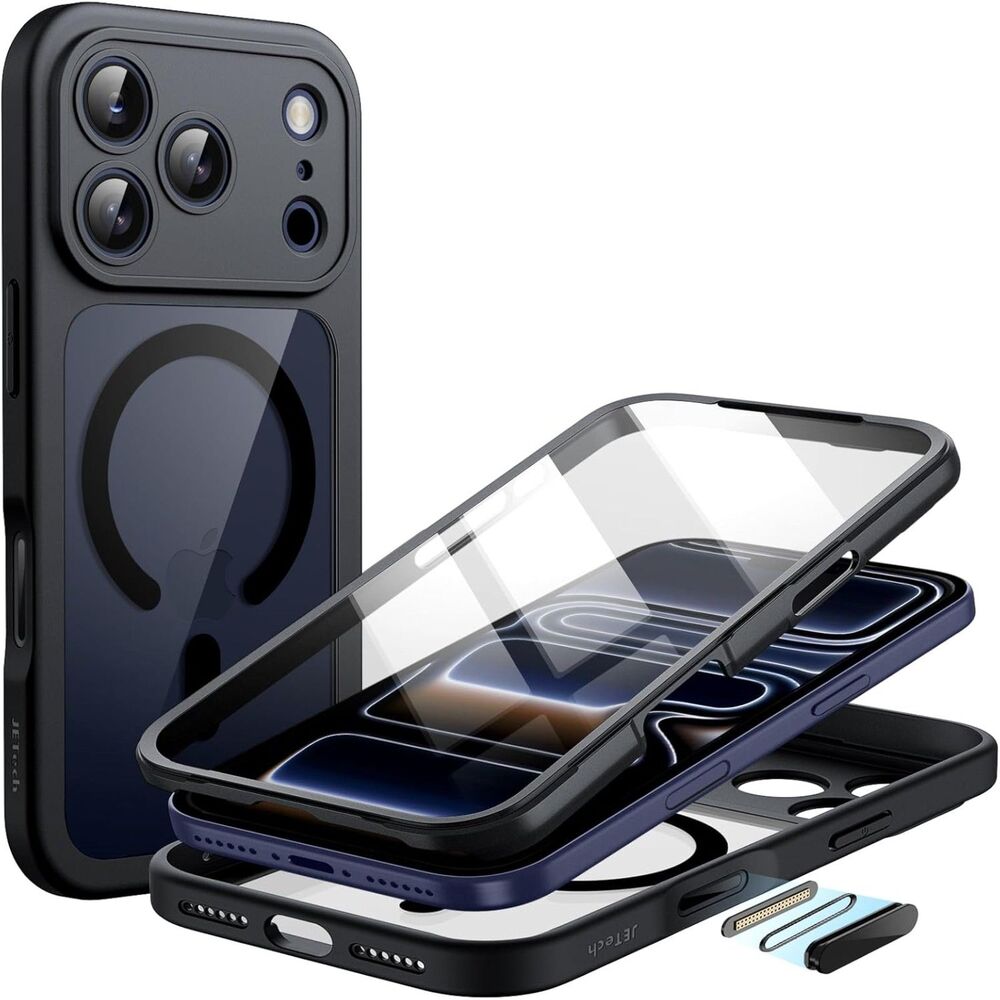 iPhone 17 Pro Max 6.9-Inch Case, Built-in Tempered Glass Screen, 20H-166PH006